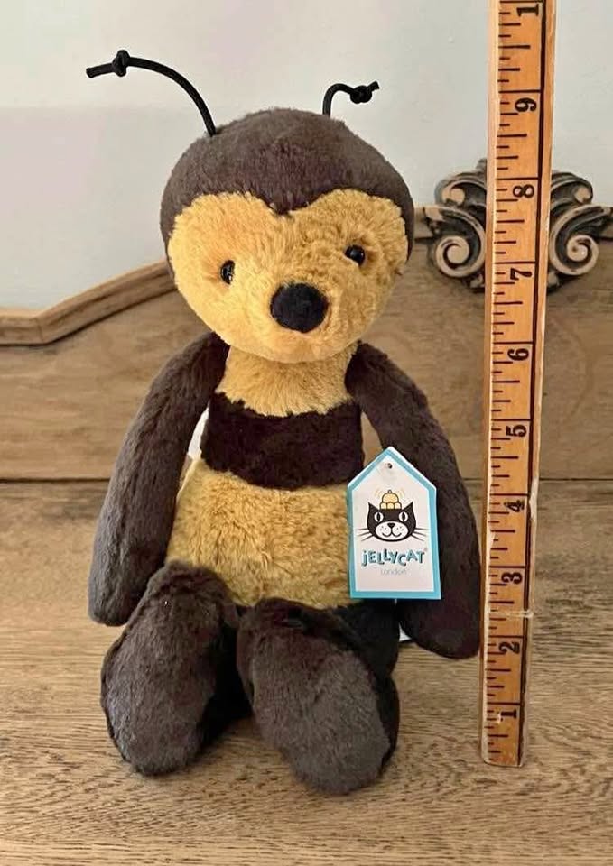 Jellycat Medium Bashful Bee Soft Plush Toy