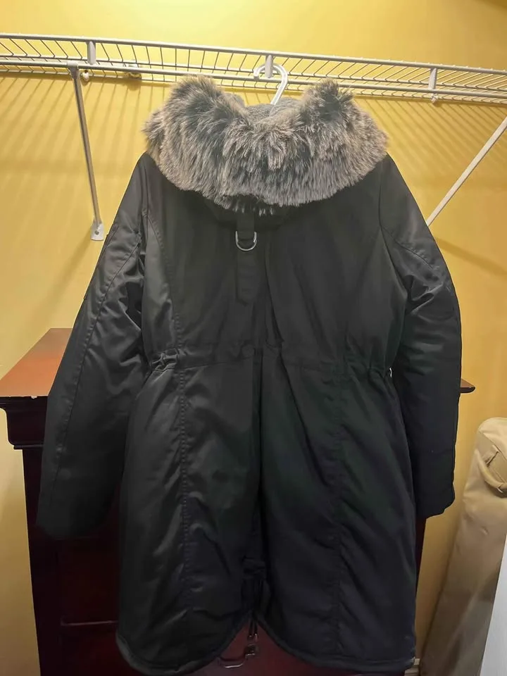 Steve Madden Coat Women's size Medium Black image indicator(2)