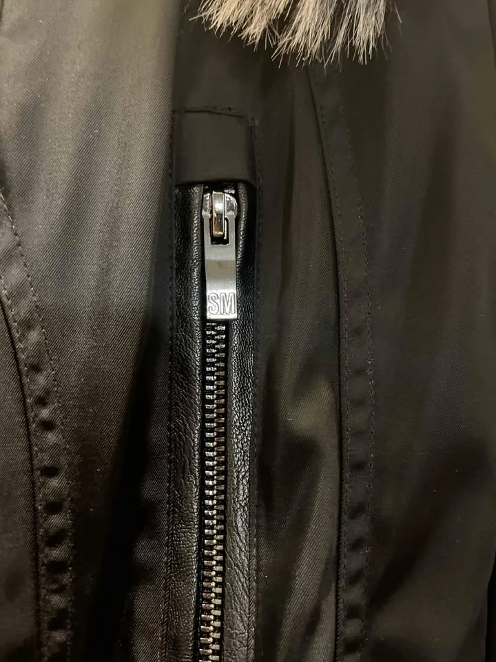 Steve Madden Coat Women's size Medium Black image indicator(3)