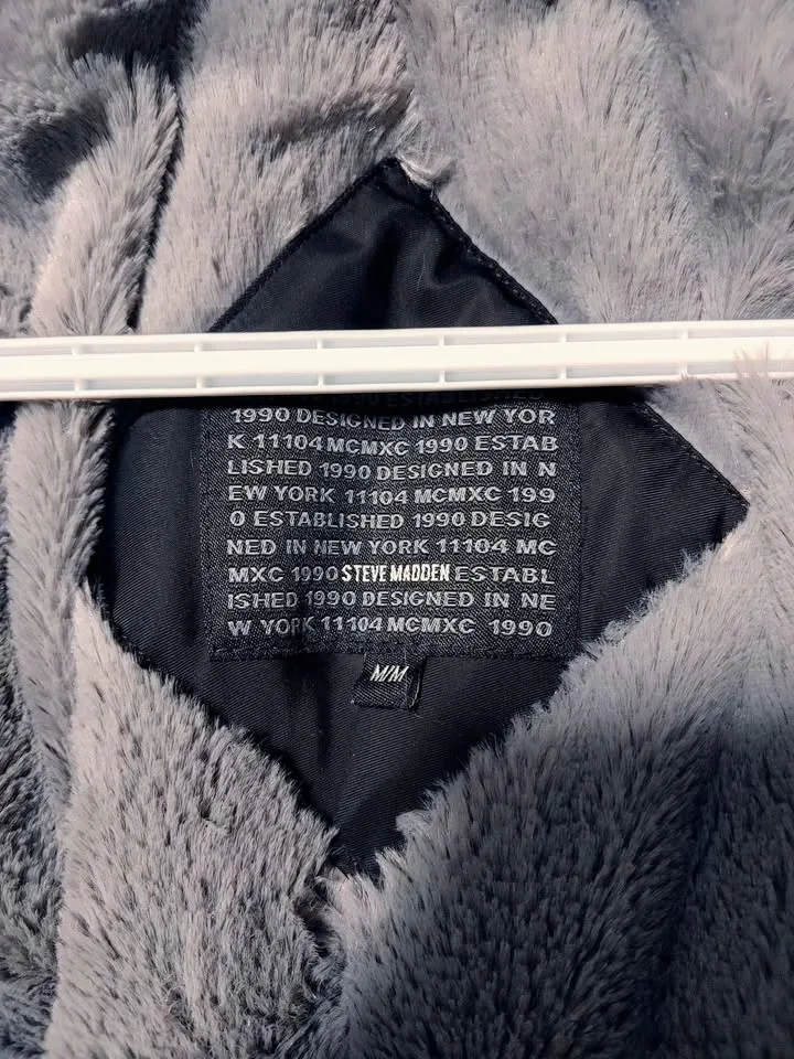 Steve Madden Coat Women's size Medium Black image indicator(4)