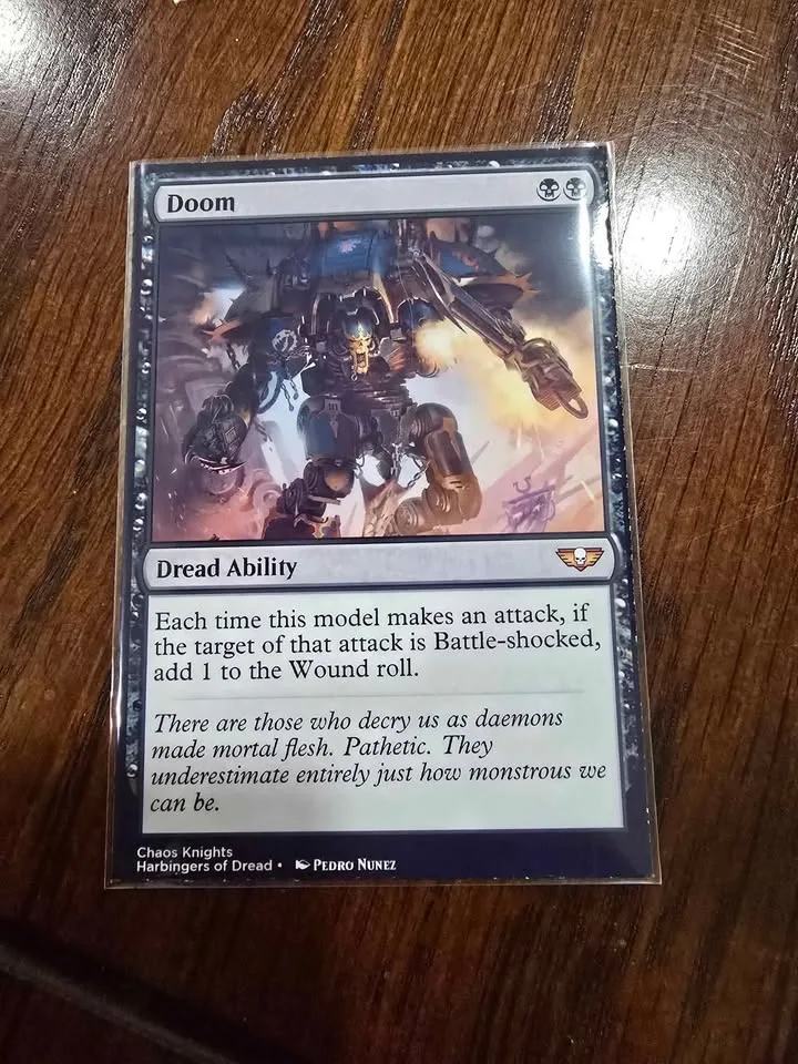 Warhammer 40000 Chaos Knights 10th Ed. Codex Cards image indicator(2)