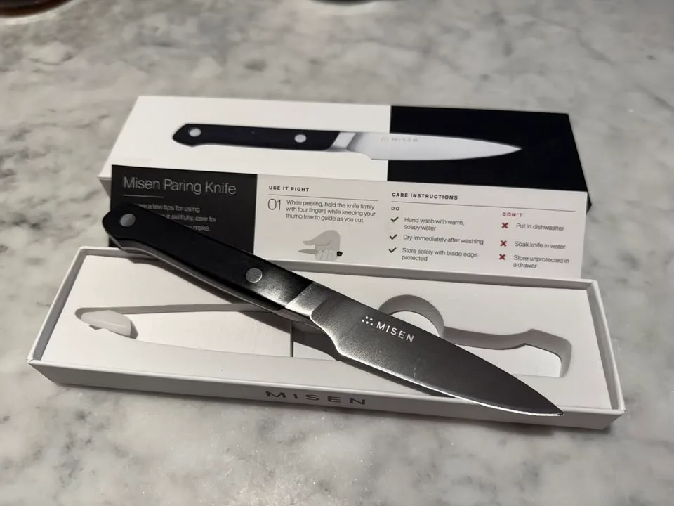 Misen 3.5" Paring Knife - Black Handle