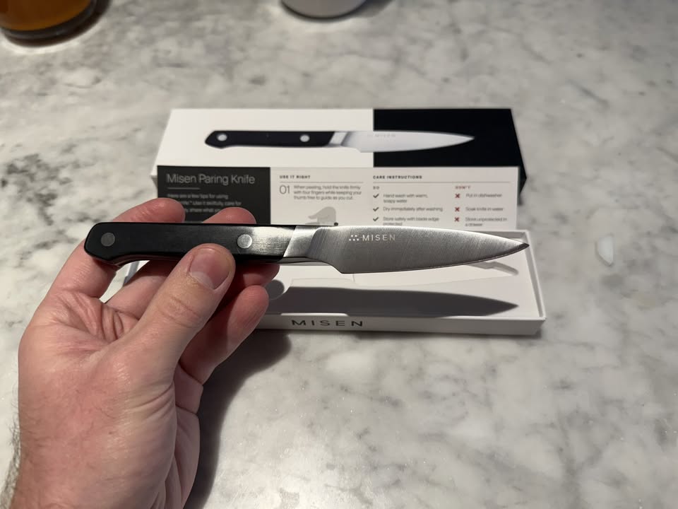 Misen 3.5" Paring Knife - Black Handle - photo 3