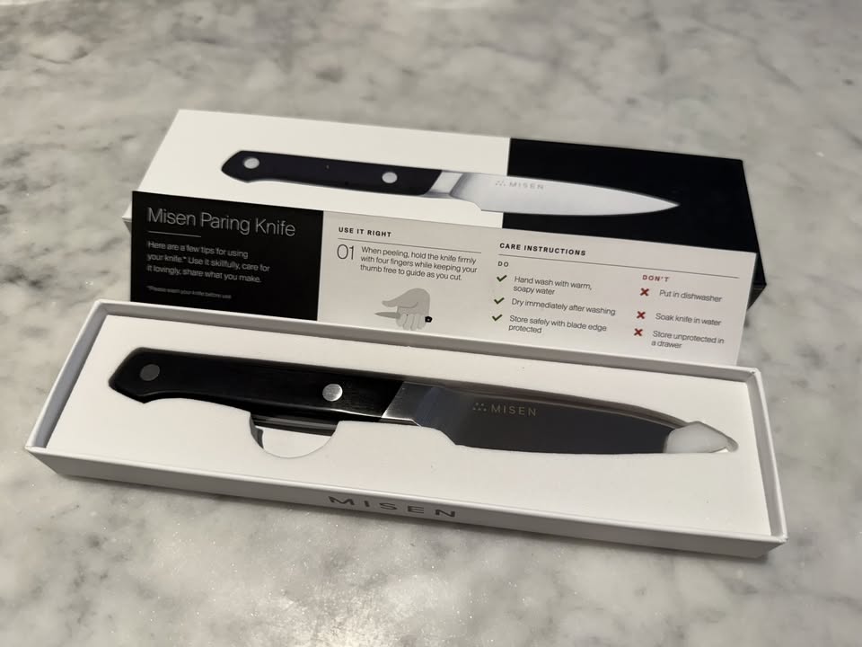 Misen 3.5" Paring Knife - Black Handle - photo 4