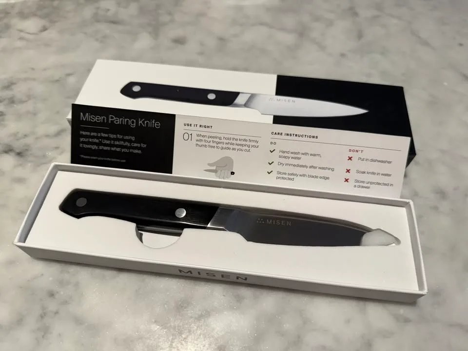 Misen 3.5" Paring Knife - Black Handle image indicator(4)