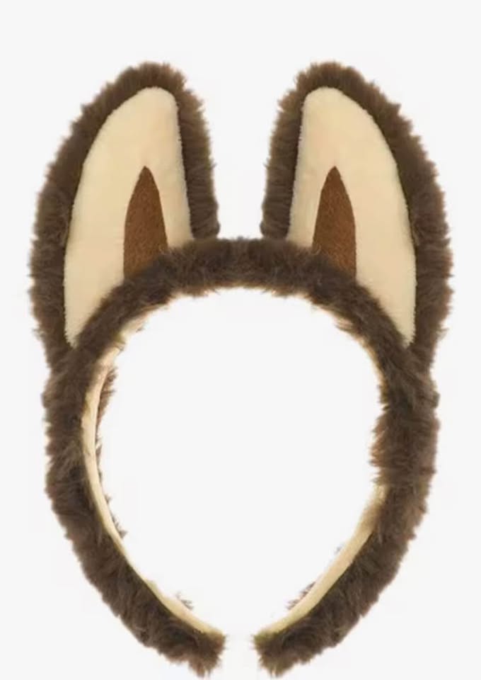 Brown labubu ears for Halloween