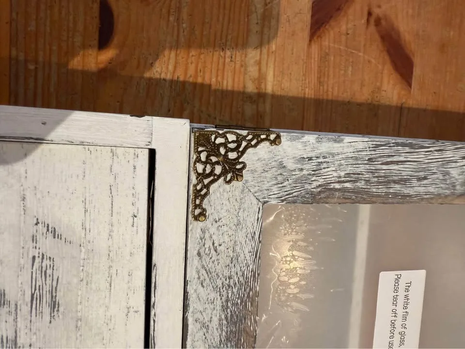 BNIB shadow box frame with shelves and drawer image indicator(5)