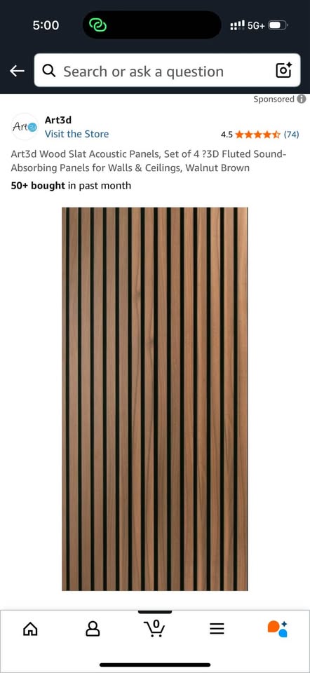 Art3D acoustic tiles - set of two - photo 2
