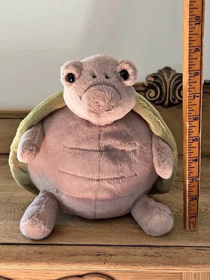 Jellycat Timmy Turtle Grumpy Plush New