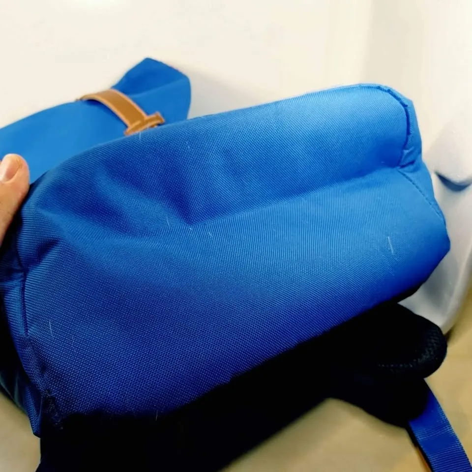 Herschel 23.5L Blue and Leather Backpack image indicator(4)