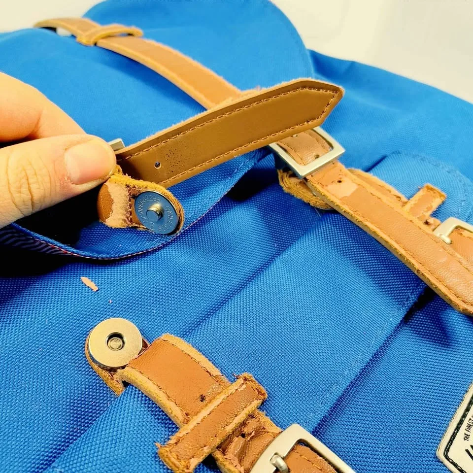 Herschel 23.5L Blue and Leather Backpack image indicator(5)