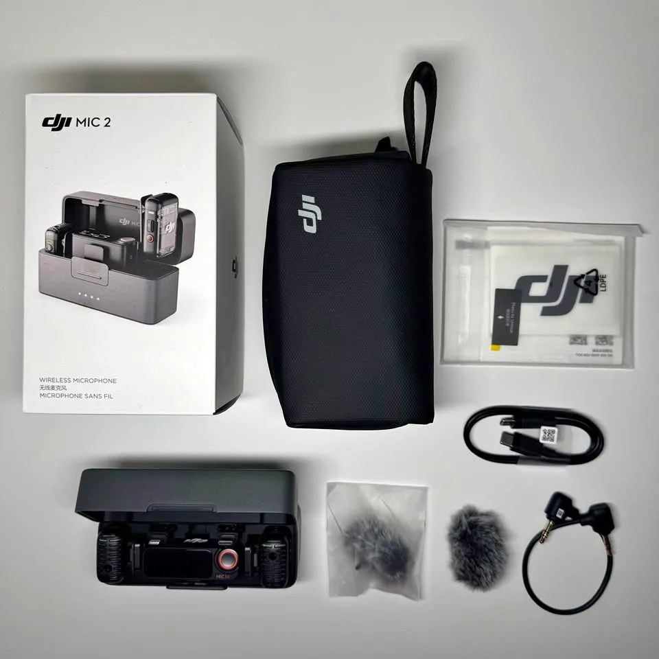 DJI Mic 2 (2 TX + 1 RX + Charging Case) Complete 🥕