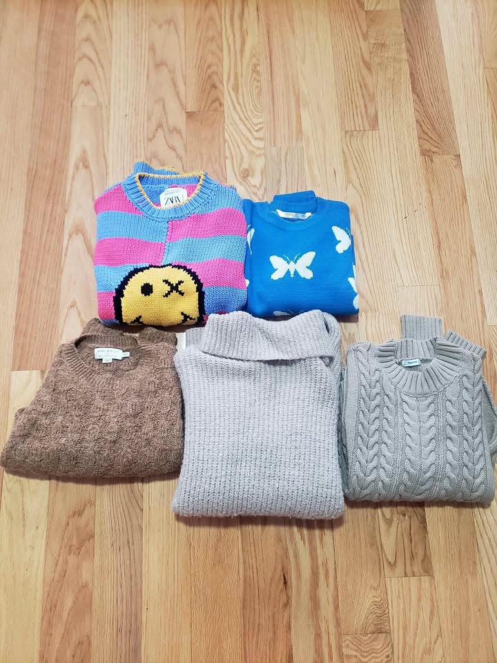 Girls sweater bundle size 10-12