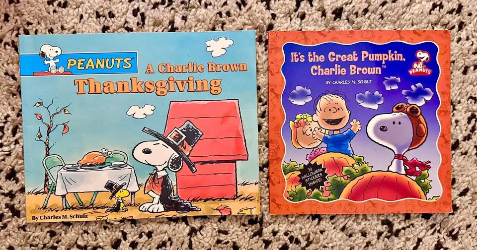 Halloween & Thanksgiving Charlie Brown Peanuts Books