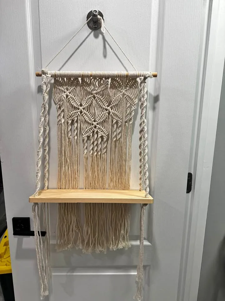 Crochet Hanging Shelf
