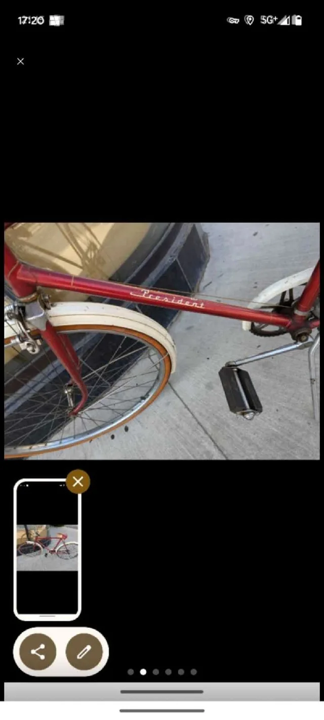 President Scheuer vintage 1956 Bicycle image indicator(2)