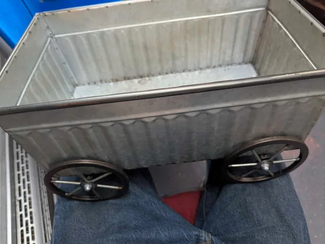 galvanized small metal decor wagon image indicator(3)