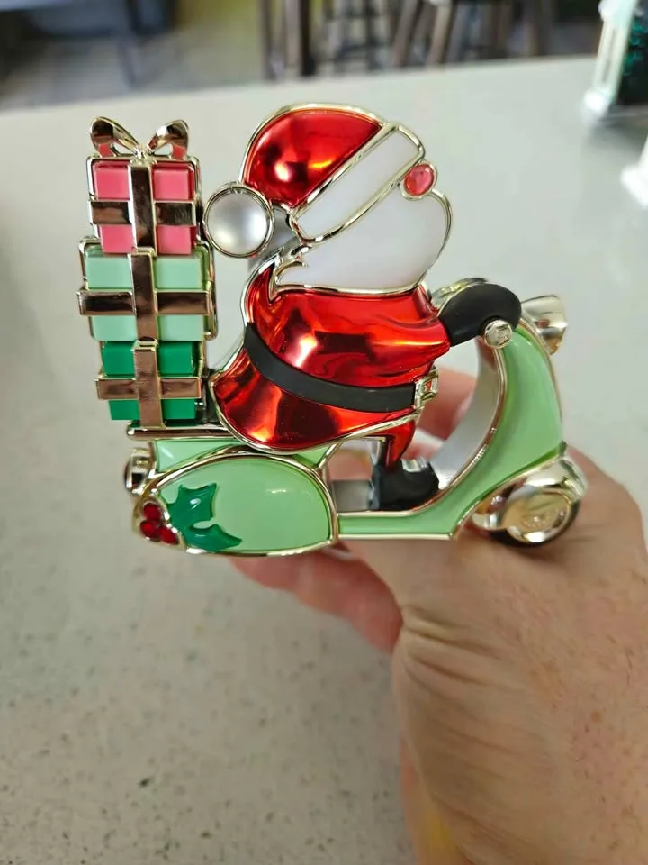 Bath and Body Works Santa on Scooter Wall Plug $20 (NEW)