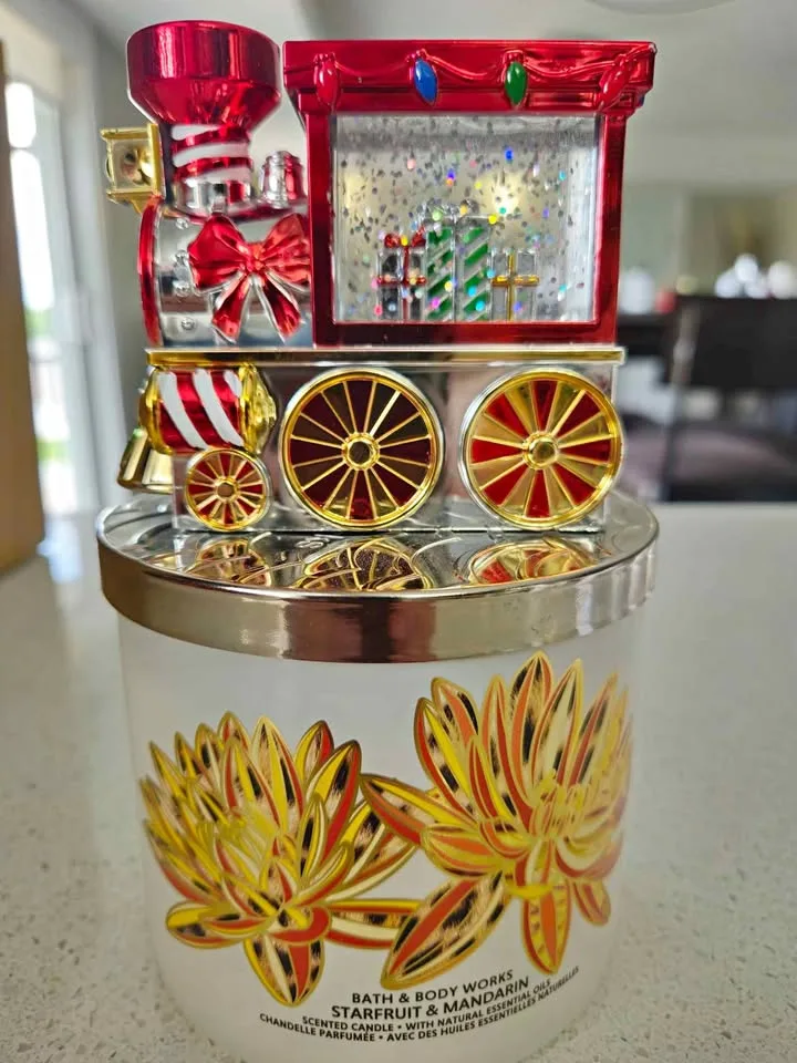 Bath & Body Works Train Candle Topper