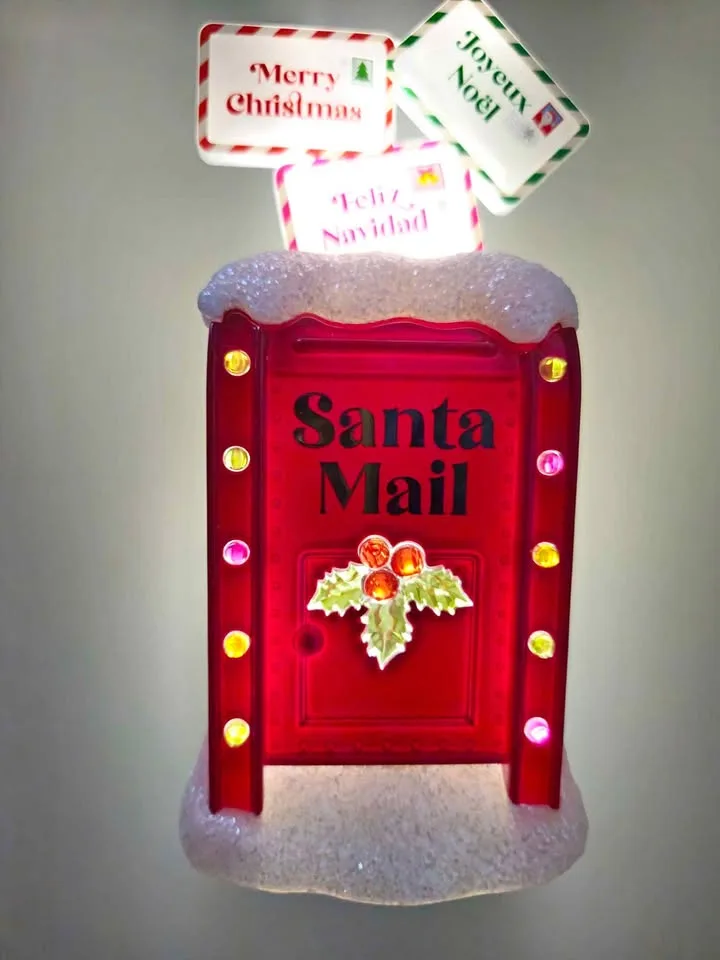 Bath & Body Works Santa Mail Nightlight Wall Plug