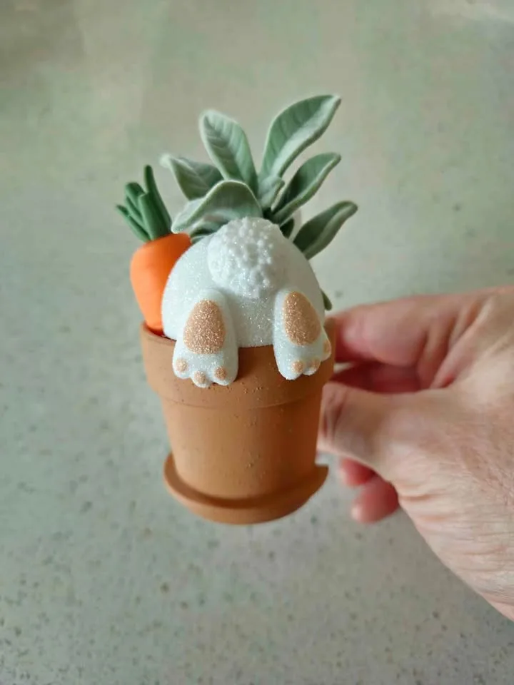 Bath & Body Works Bunny in Flower Pot Nightlight