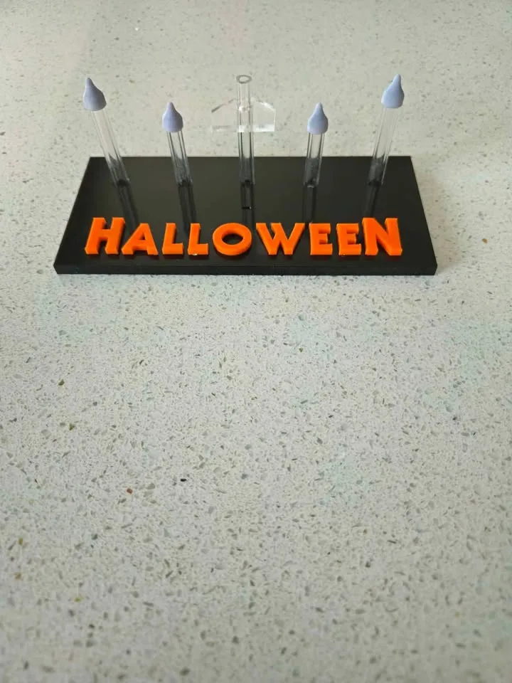 Custom Acrylic "Halloween" movie accessory stand