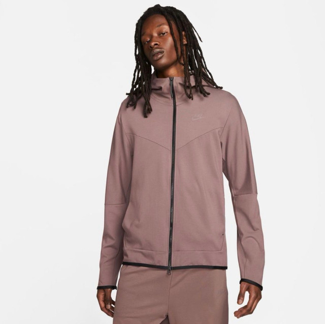 Nike Hoodie Tech Fleece Essentials Full Zip - Plum - photo 2