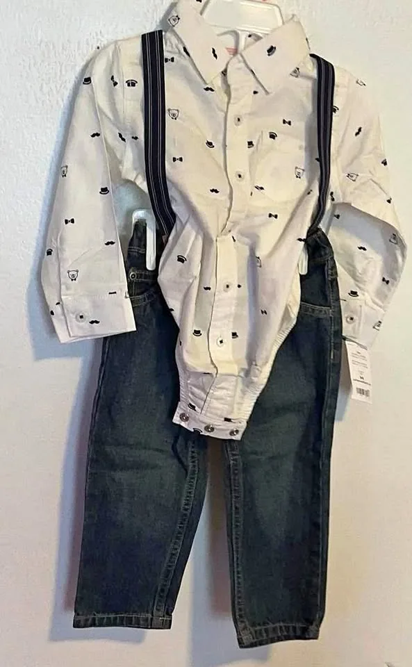 BOYS 2PC PANTS SUITE ($40) SIZE:18 MONTHS thumbnail