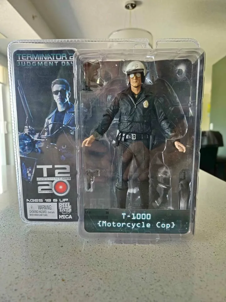 Neca T-1000( Motorcycle Cop) action figure