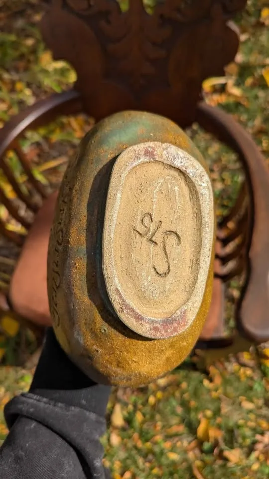 Mid-Century Studio Pottery Vase – 13” Tall image indicator(2)