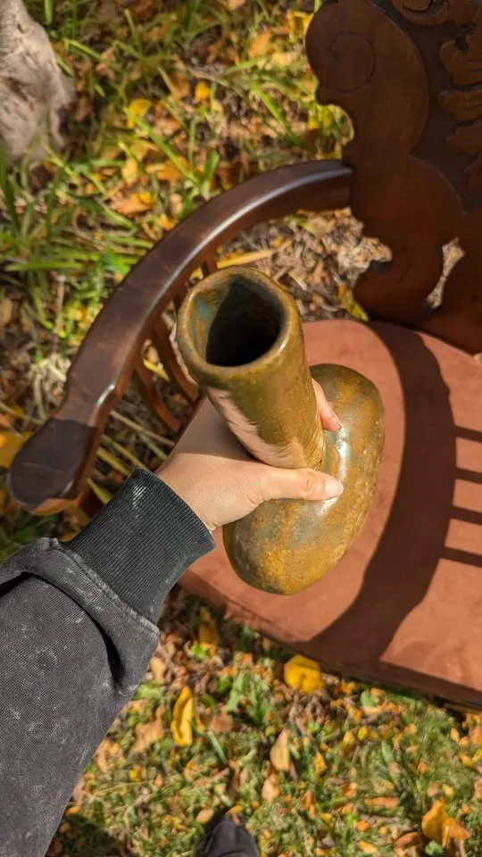 Mid-Century Studio Pottery Vase – 13” Tall image indicator(3)