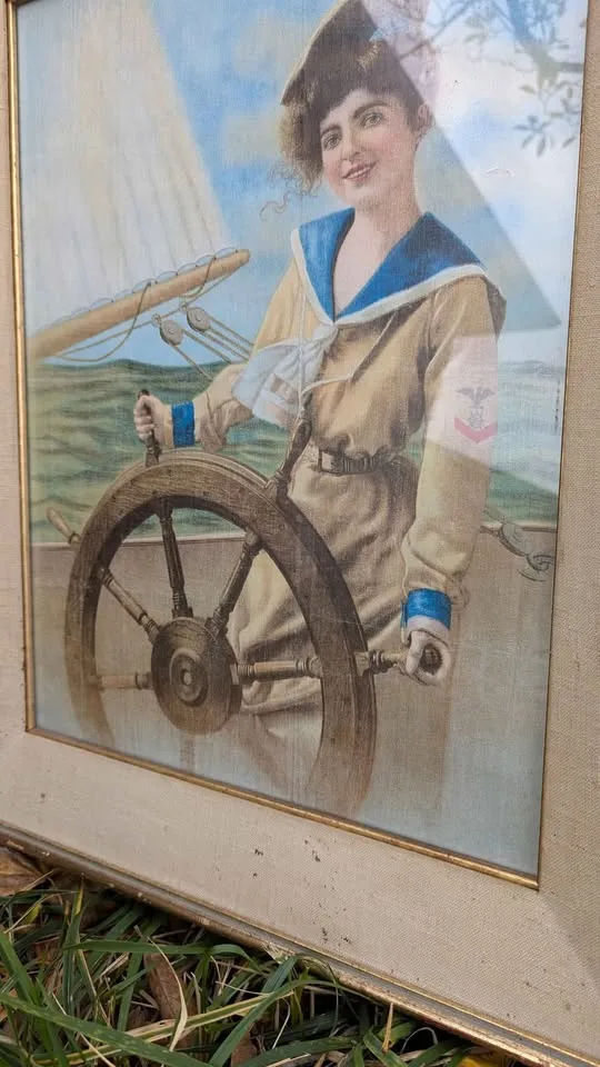 Vintage Nautical Themed Framed Art Print (23x28inch) image indicator(2)