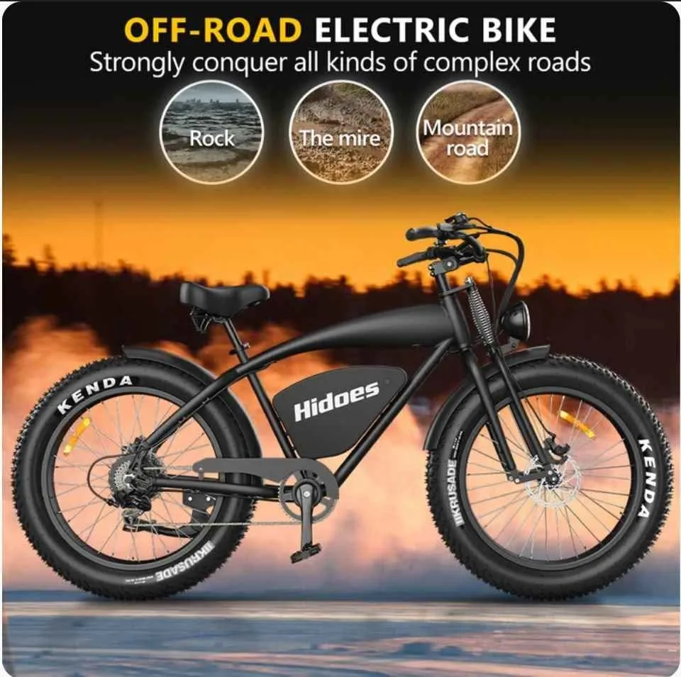 Hidoes B-3 Powerful Electric Bike 1200W image indicator(7)