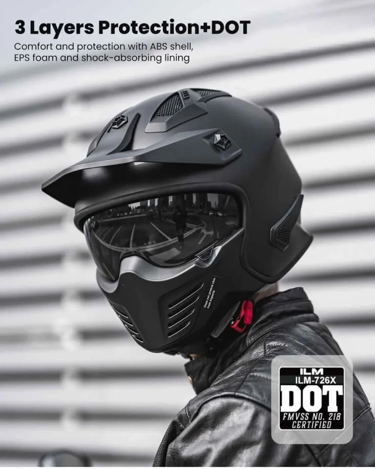 Full face Halmet Small ILM 726X image indicator(5)