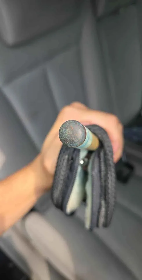 Dufferin Pole Cue with protector travel bag. 19OZ image indicator(7)