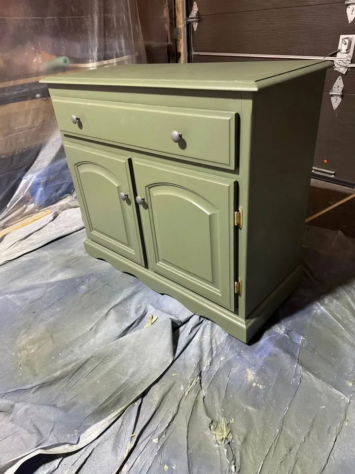 Modern Sage Green Sideboard / Cabinet / Buffet image indicator(3)