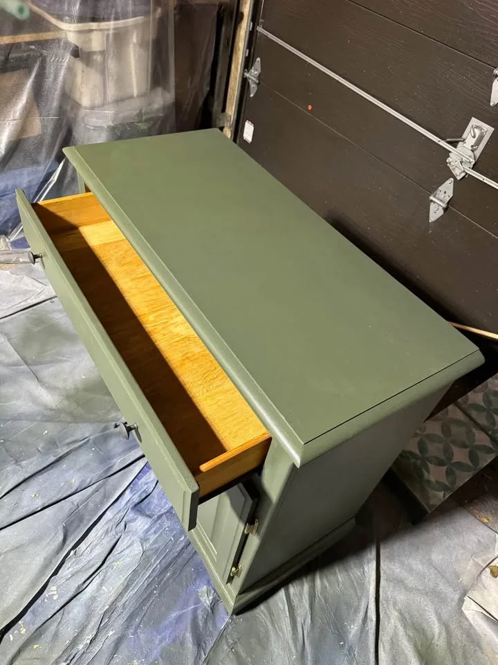 Modern Sage Green Sideboard / Cabinet / Buffet image indicator(5)