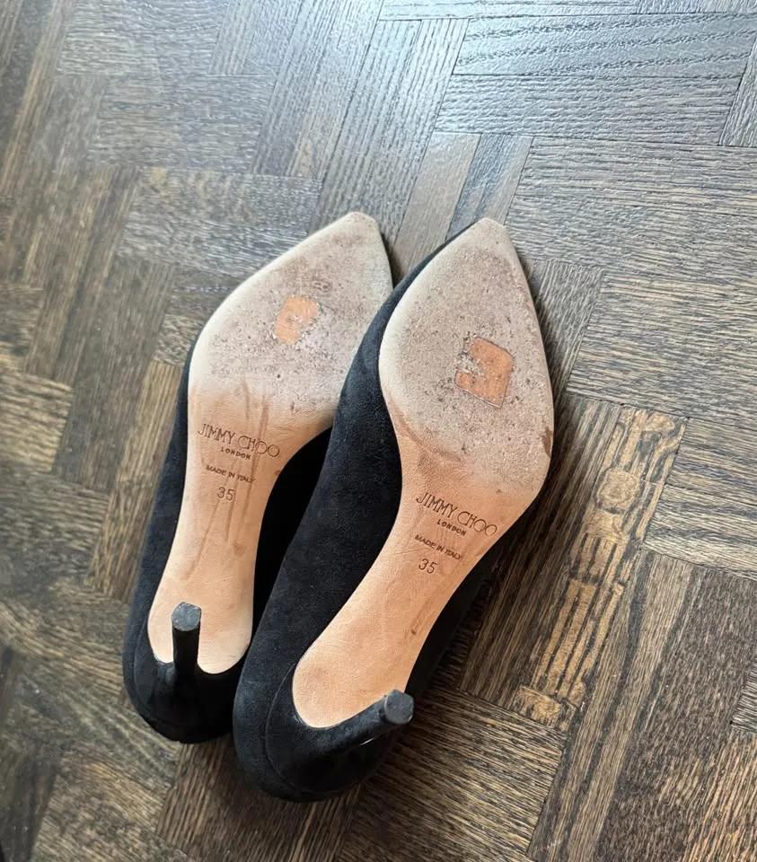 Jimmy Choo Romy Suede Heels - Size 5 image indicator(3)