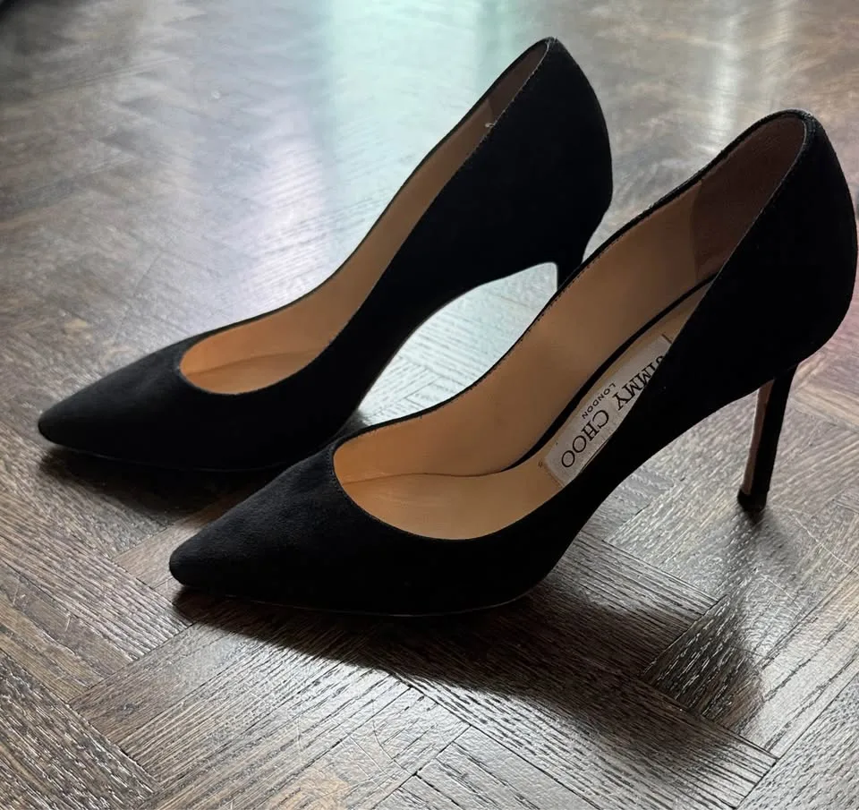 Jimmy Choo Romy Suede Heels - Size 5 image indicator(4)