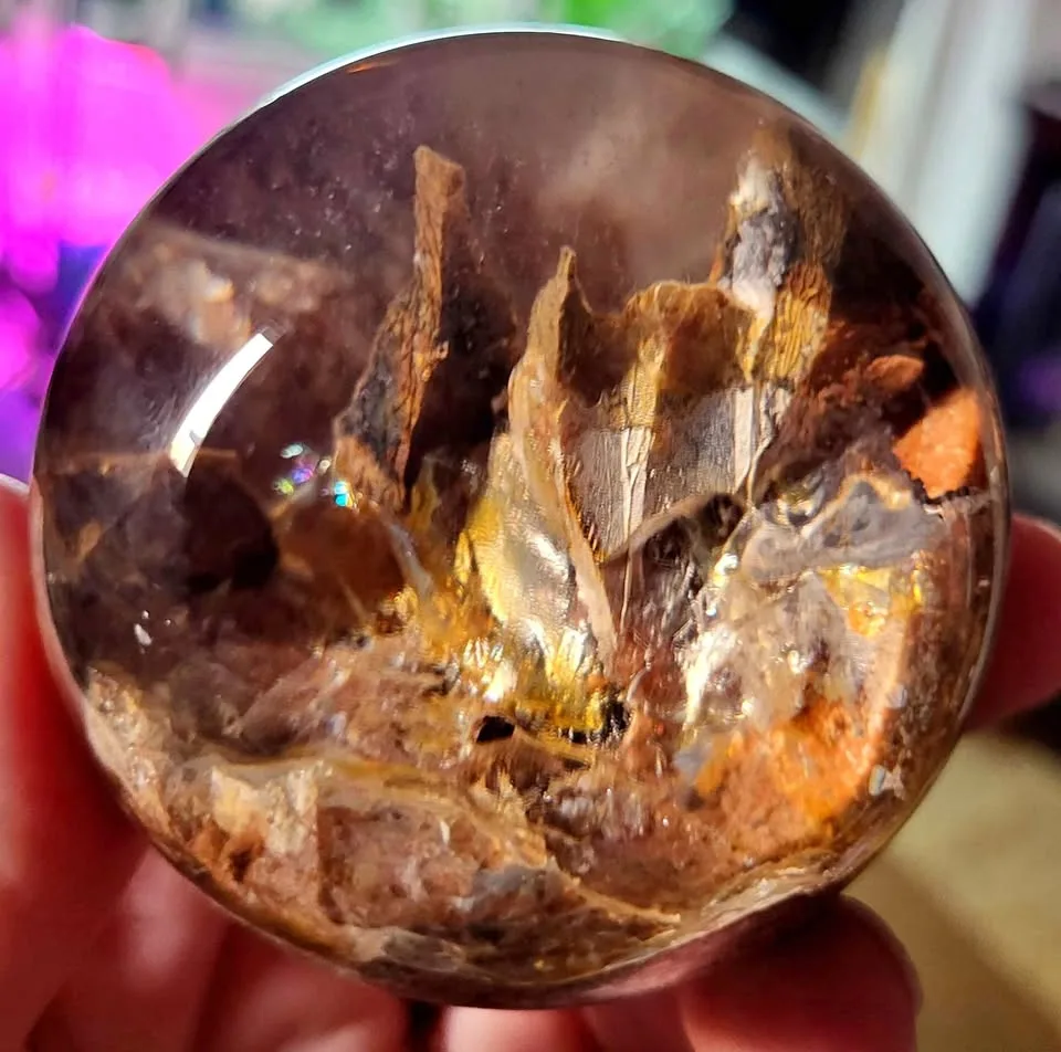 Lodolite Sphere Garden Quartz thumbnail