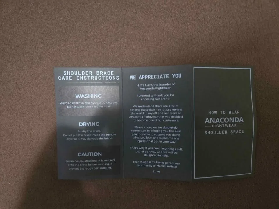 Anaconda Fightwear Shoulder Brace - Size Large image indicator(6)