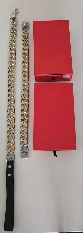 Big Dog Chains collar and leash for sale! image indicator(4)