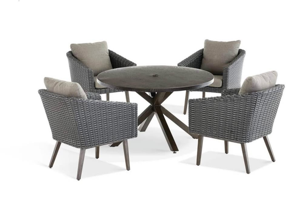 CANVAS Jensen 5-pc Wicker Outdoor/Patio Dining Set - photo 3