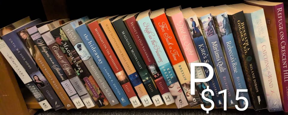 Book lots - Christian Historical Romance Mystery Series - photo 4