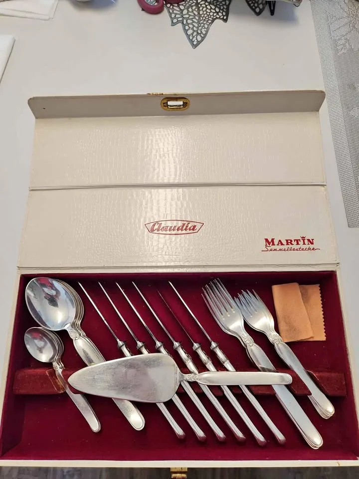 Martin silver Plated cutlery set for 6