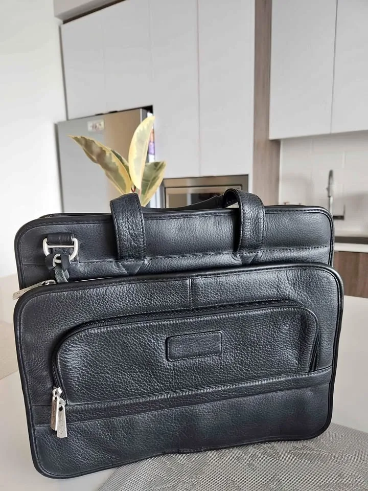 Genuine Leather Laptop Briefcase