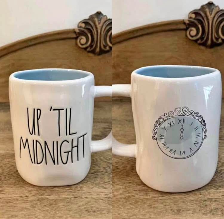 Rae Dunn Disney Cinderella Up 'Til Midnight Mug
