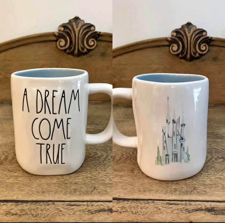 Rae Dunn Disney Cinderella A Dream Come True Mug