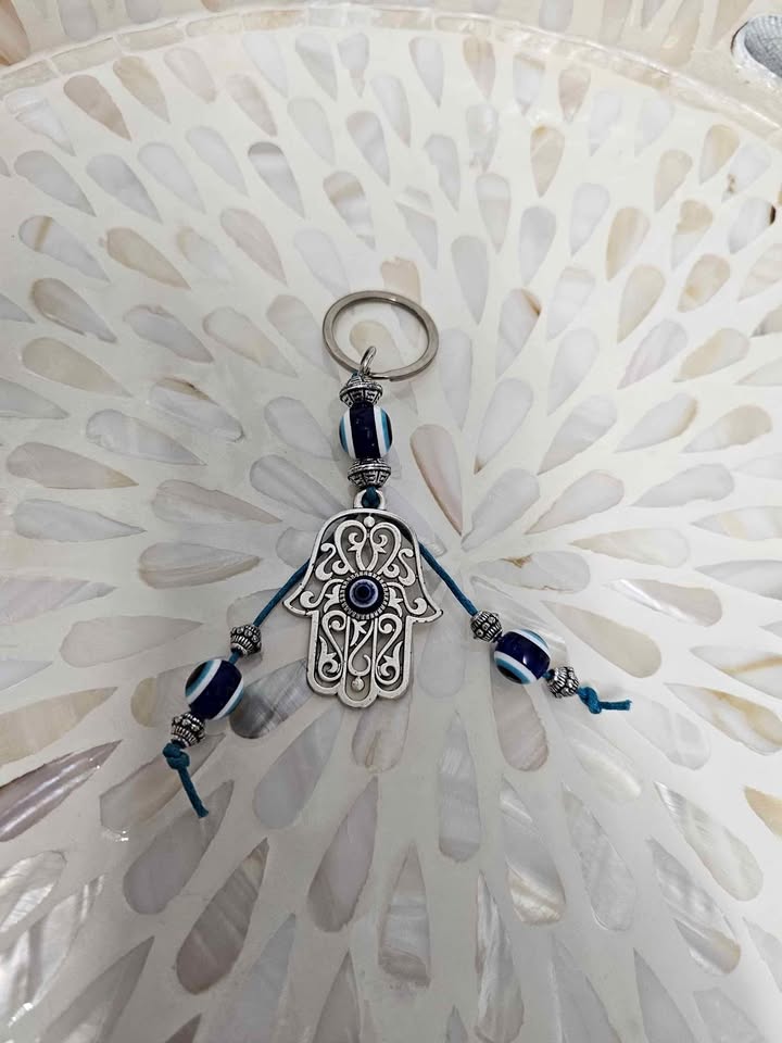 Evil eye Hamsa key chain