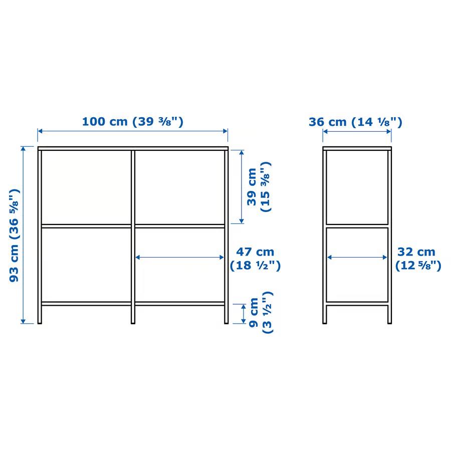IKEA VITTSJÖ Shelf - Metal and Wood Black Shelf - photo 2